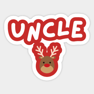 Uncle Christmas Squad Tshirt Sticker